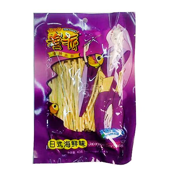 鲜得味 渔派香烤鱼丝 日式海鲜味 40g