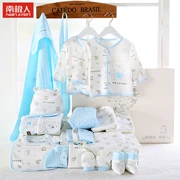 Bộ quà tặng sơ sinh Nam Cực Bộ quần áo trẻ em cotton mùa thu và mùa đông Em bé sơ sinh trăng tròn tặng quà cho trẻ sơ sinh