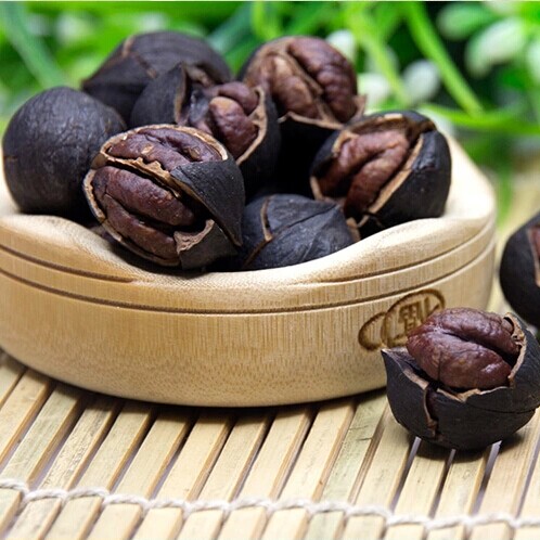 Lin'an specialty charcoal roasted boiled hand-peeled pecans black pearl small walnuts small walnuts 250g