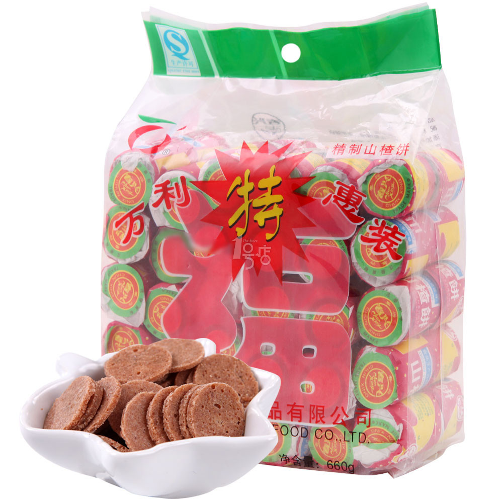 万利果 特惠山楂饼660g/袋
