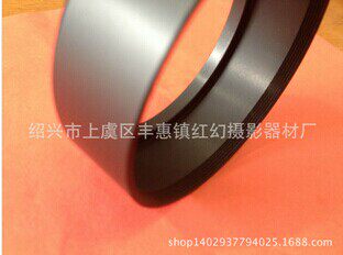 Wholesale custom metal standard straight tube short focus screw mouth hood for each camera short focus lens universal 58mm