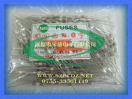 3 6*10 double cap environmental protection quick break with lead fuse F1 25A 1 pack of 200 ceramic tube fuse