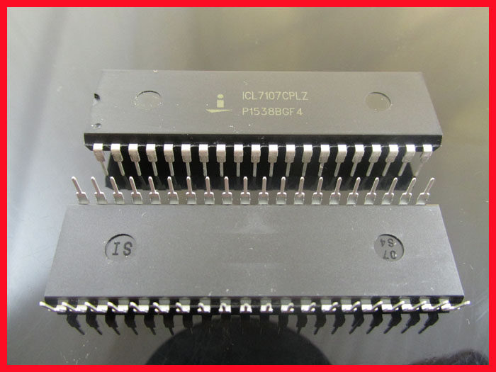 全新直插芯片ICL7107CPLZ GC7107三位半模数转换器  A/D转换