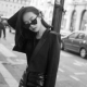 Châu Âu và Mỹ in lưới màu đỏ mô hình thủy triều kính trang trí gương kính râm Song Song Zhou Yang Khánh với kính phụ nữ kính râm gentle monster Kính râm