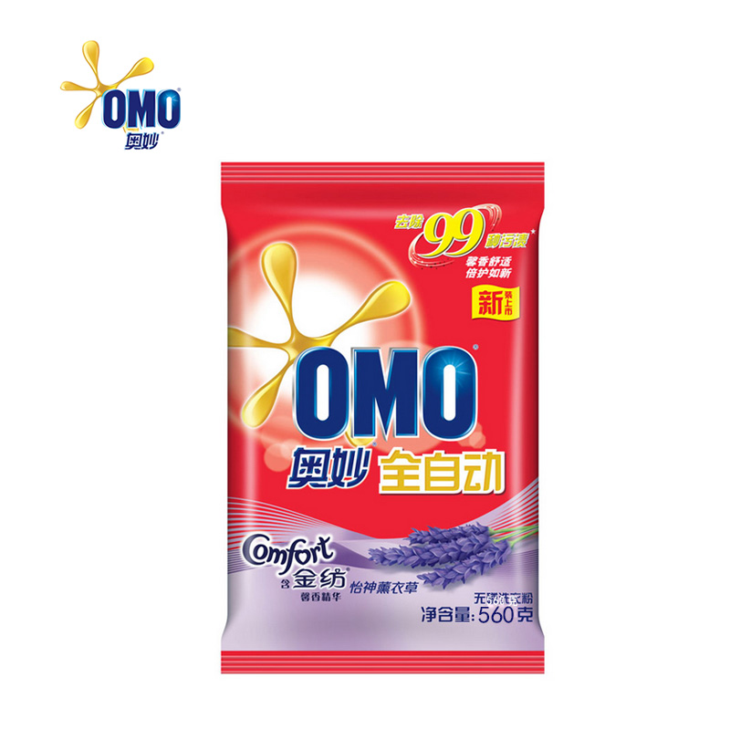 560g奥妙全自动含金纺馨香型精华无磷洗衣粉机洗专用