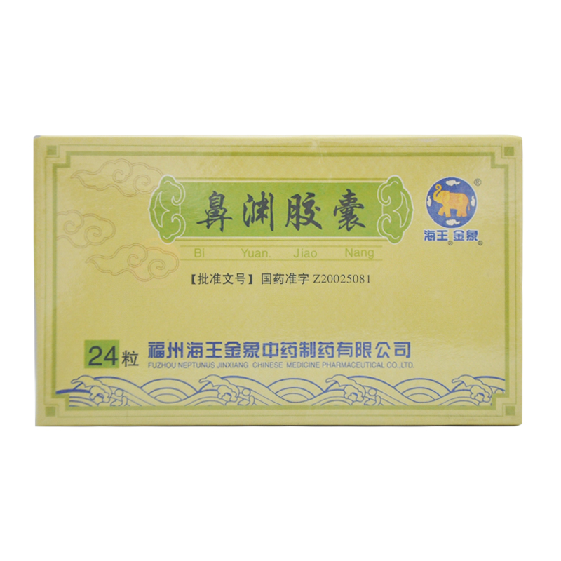 金象 鼻渊胶囊 0.5g*12粒*2板/盒
