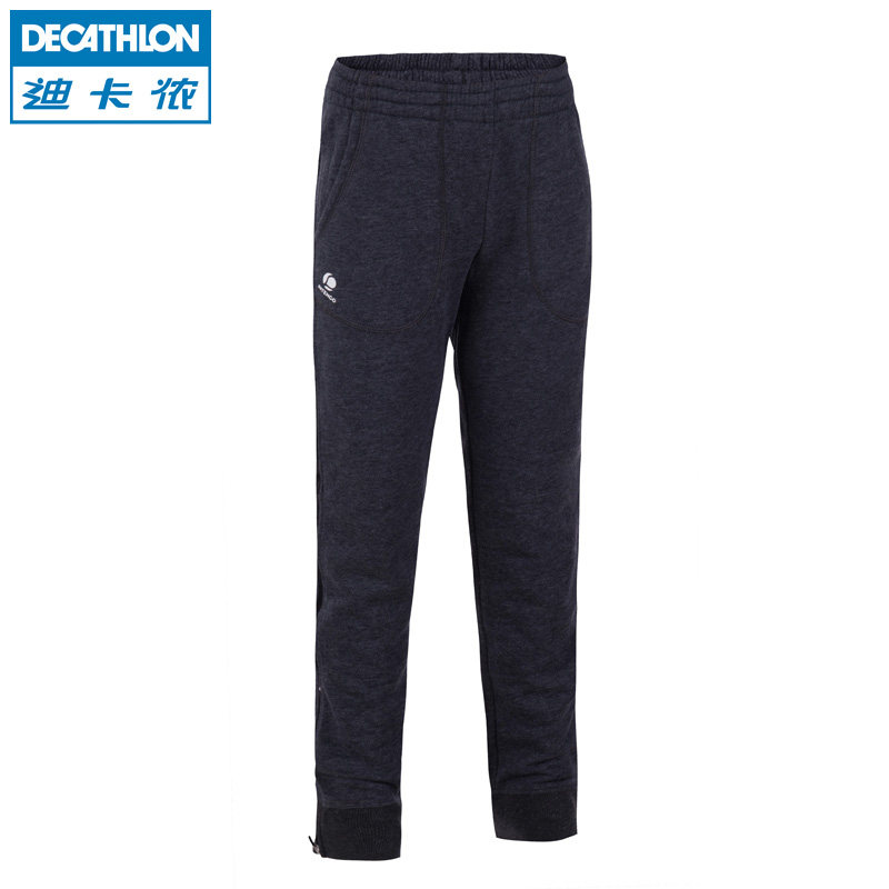 迪卡侬 运动长裤秋装 中大童男童女童青少年休闲修身裤子Artengo