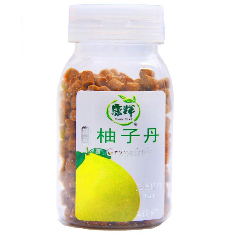 【天猫超市】康辉 蜂蜜柚子丹60g/瓶 休闲零食蜜饯  果丹类 酸甜
