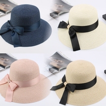 Summer girls over the age of 12 middle-aged childrens hats Western-style adult sun hats girls sunscreen big edge straw hats fisherman hats