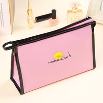Simple cosmetic bag female large capacity hand small mini portable wash Korea travel waterproof portable storage bag