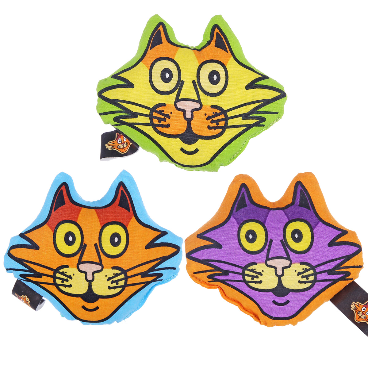 波奇网 宠物猫玩具 田田猫薄荷猫头猫玩具猫咪排解寂寞玩耍猫玩具
