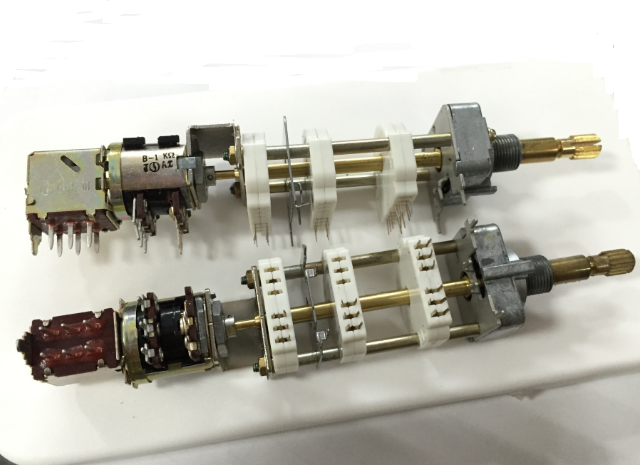 Japan J-NOBLE ADR255S V8812 dual-axis potentiometer 1K with 10-position rotary band switch