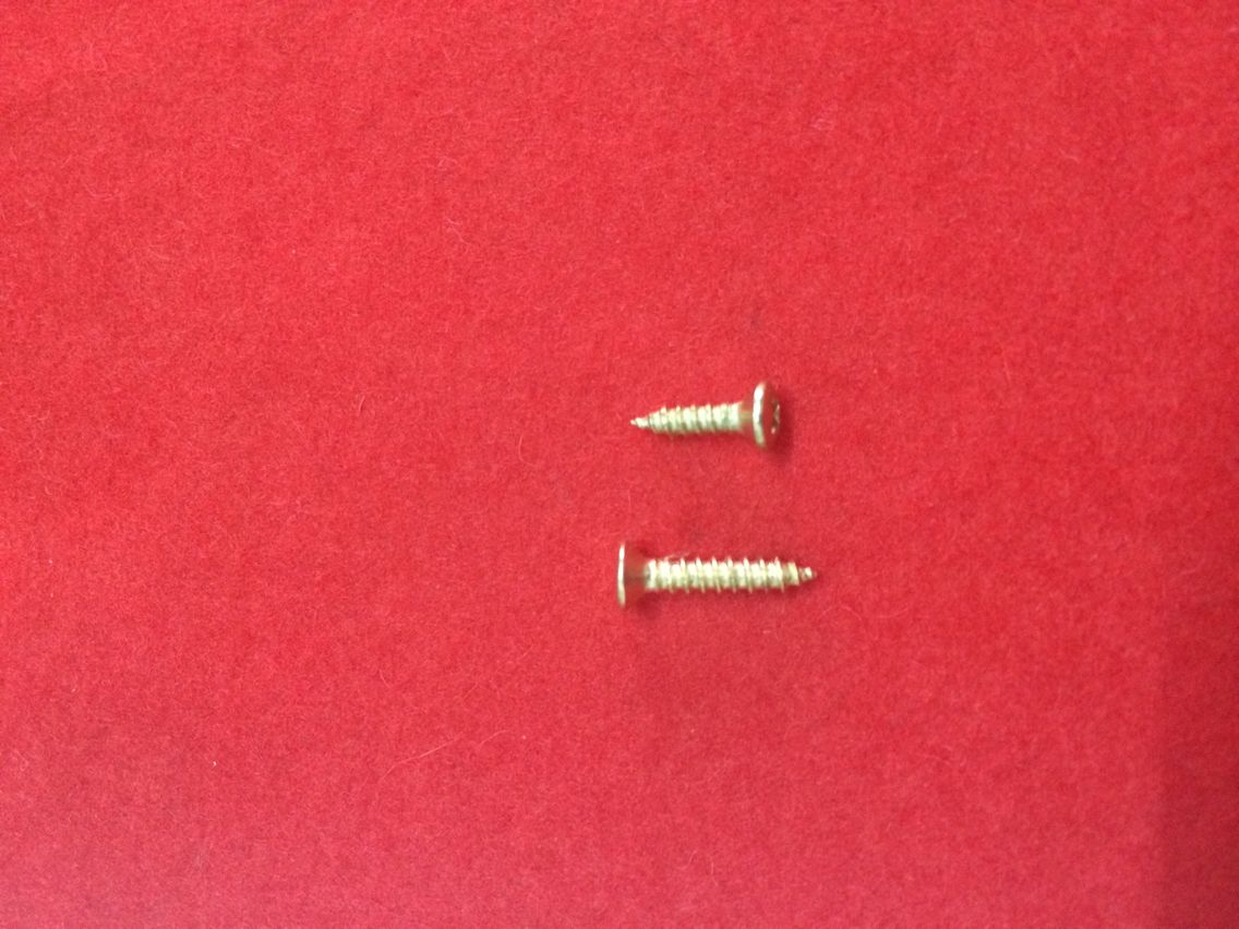 Peuxing Piano Hardware Cross Half Countersunk Head Screw Gold