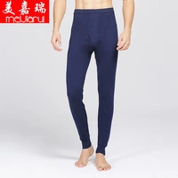 Mei Jiarui nam mùa thu quần mảnh duy nhất thanh niên phần mỏng quần cotton nam Slim đáy quần cotton ấm quần chặt chẽ quần legging