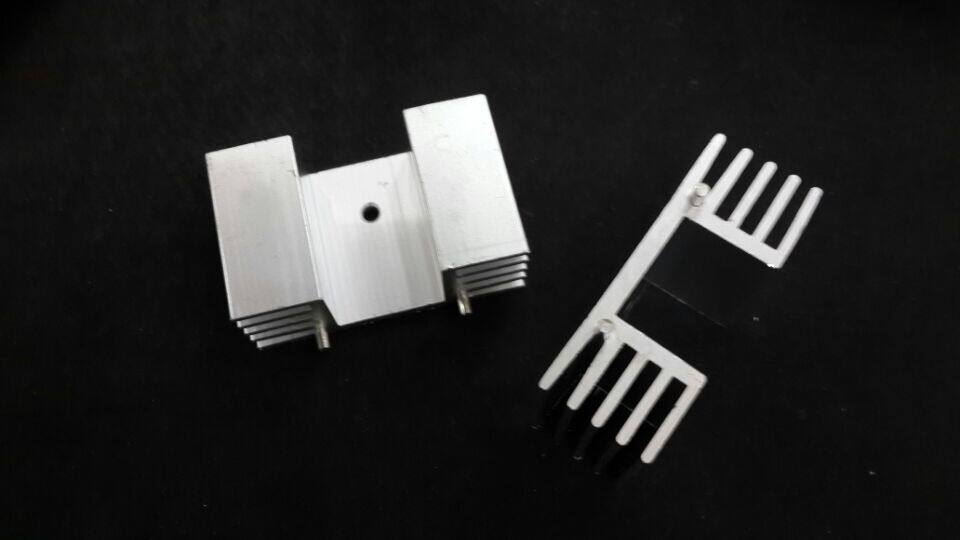Recessed radiator triodes cooling heat dissipation block 48 * 18 * 30MM radiator fins