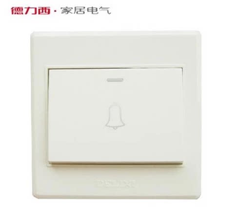 Delixi 86 switch socket CD220 series one position doorbell switch panel()