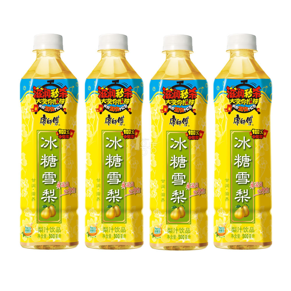 康师傅 传世新饮冰糖雪梨 450ml/瓶*4
