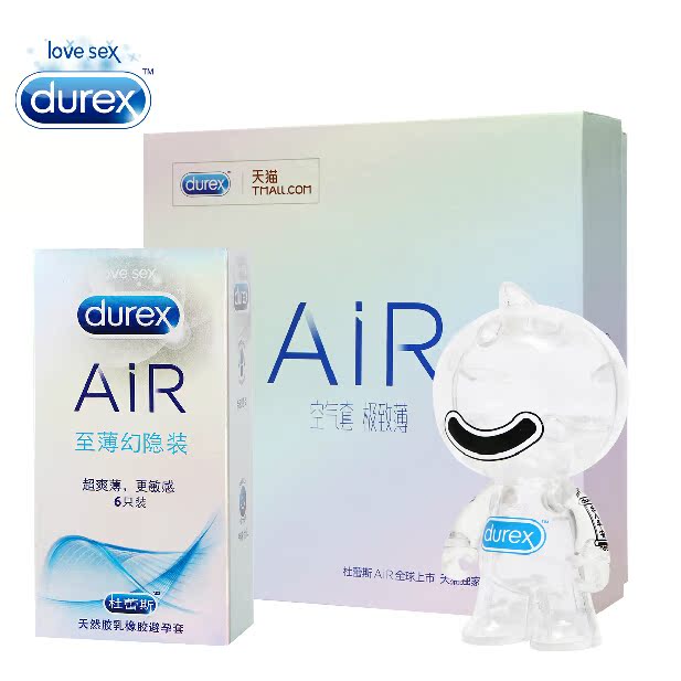 杜蕾斯air空气套避孕套超薄安全套高潮情趣型套套男女性用品S