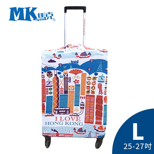 MK马克 行李箱保护套 HONG KONG 香港款 L号 25-27寸适用