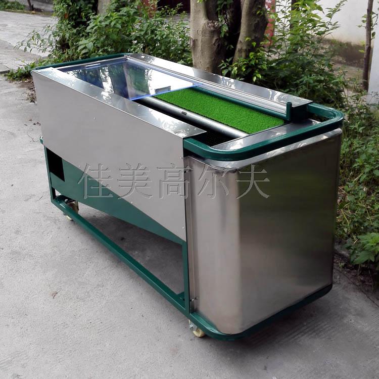 Stainless steel ball washer golf ball washer practice ball washing equipment three brush cleaning ball machine