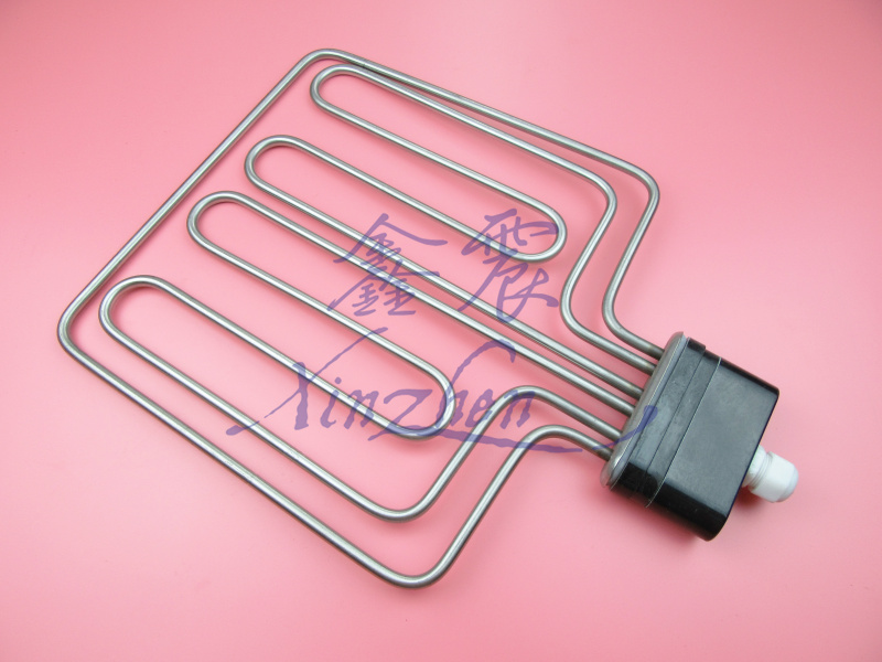 Large flat head stainless steel rice steaming electromechanical heating tube steaming car heating tube steaming rice box water heater electric heating tube