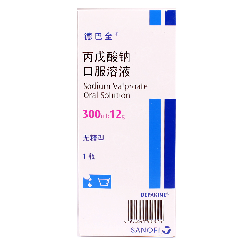 德巴金 德巴金 丙戊酸钠口服溶液 300ml:12g/盒