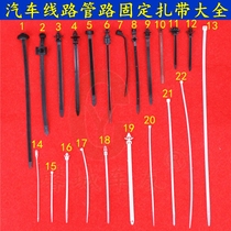 Automobile line pipeline finishing fixed wiring harness seat plug tip cable cable nylon strap clip buckle