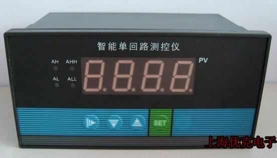 Special display meter with intelligent secondary meter transmitter to alarm (accept signal such as 4-20MA)