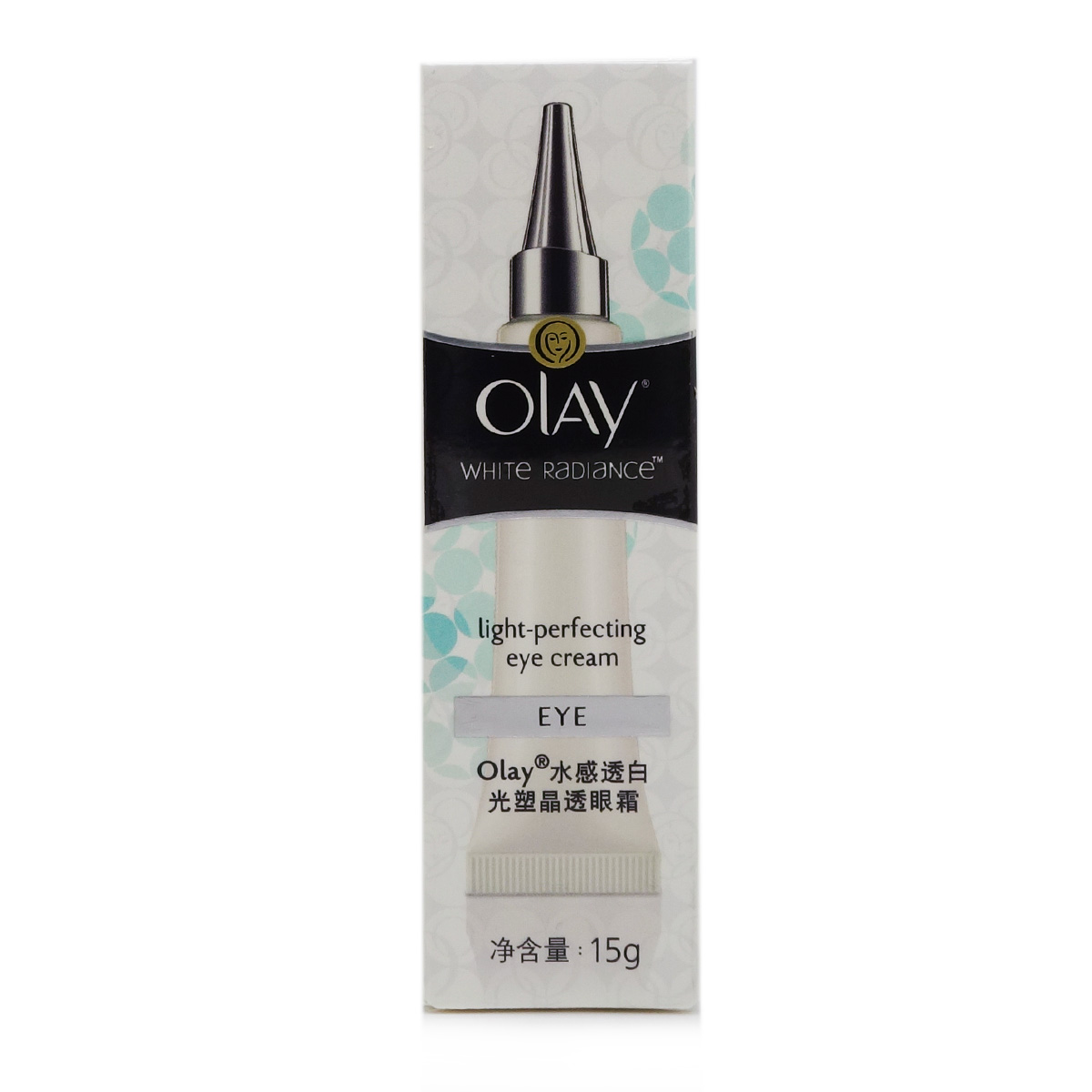 Olay玉兰油水感透白光塑晶透眼霜15g 亮肤眼霜新版