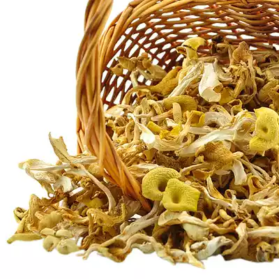 Slip mushroom, Northeast Daxinganling specialty 500g wild jade yellow mushroom small yellow mushroom pine forest wild egg yellow mushroom