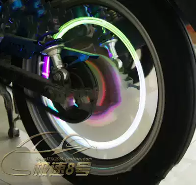 250 Off-road motorcycle modification accessories Off-road vehicle tire light CQR air nozzle light dual photosensitive colorful hot wheels