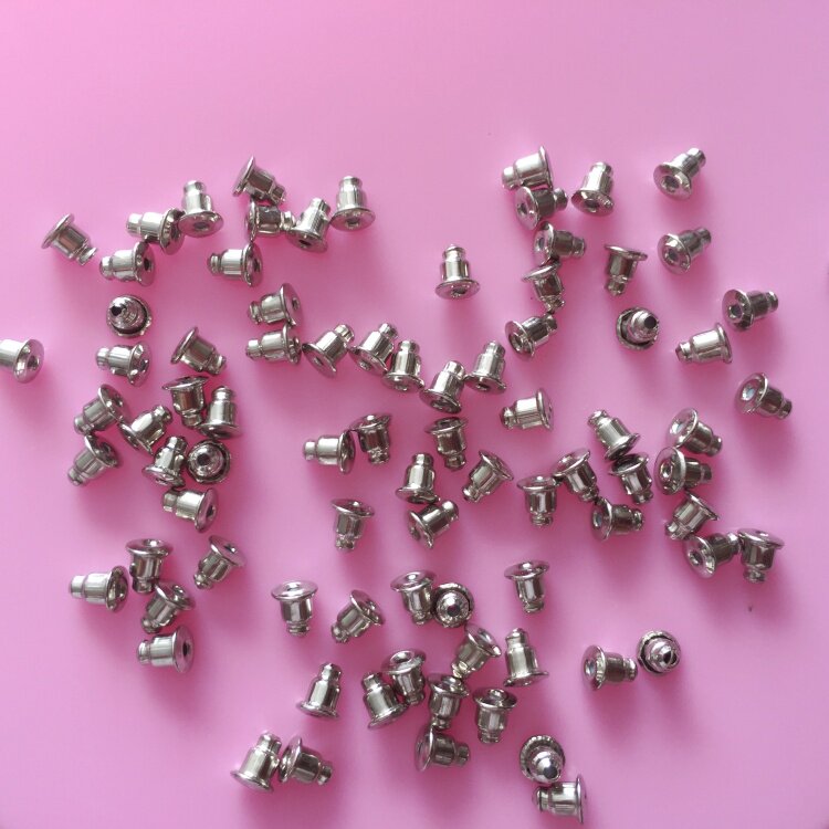 Ear Accessories Premium Ear plastic anti-allergy ear plugs Ear Cap Copper Plated warhead Ear Pin Cap