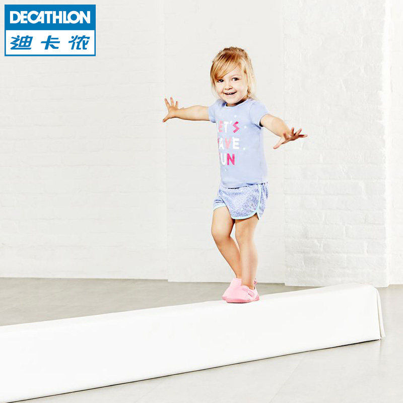 迪卡侬 童装婴幼儿T恤短袖 男童女童宝宝t恤舒适纯棉  DOMYOS BB