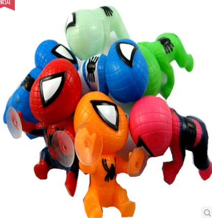 Electric bike locomotive Little handsome Gothic electric locomotive housing decoration accessories Spiderman paparazzi (screw fixing)