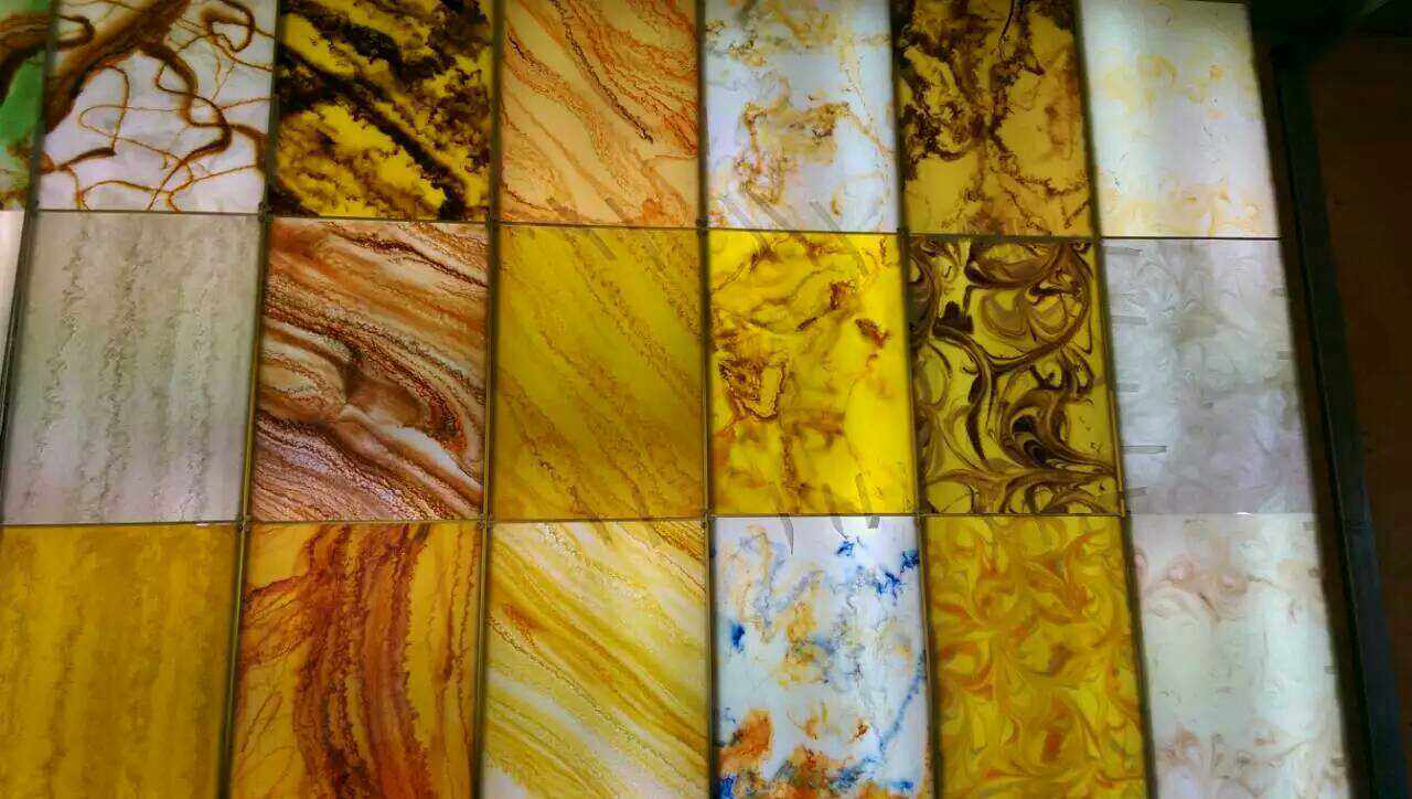 Translucent marble light box sheet translucent stone slab ceiling translucent translucent stone bar counter translucent factory direct sales