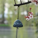 音清韵雅南部铸铁风铃挂饰日式风铃户外风玻璃风铃日式江户挂饰