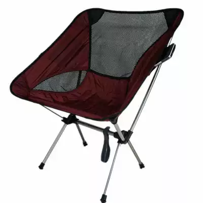 3rd edition gorgeous light chair portable chair ultra light fishing stool outdoor folding chair bench sketching chair rust red