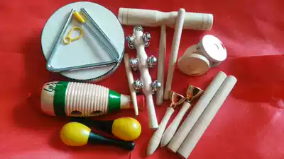 June 1 Children's Day Orff musical instrument 9-piece package to send storage bag