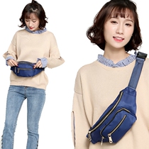 XINRAN  ZJ Mini waterproof small chest bag Multi-use Purse Casual Travel Carry-on Bag Multi-Pocket Womens Bag