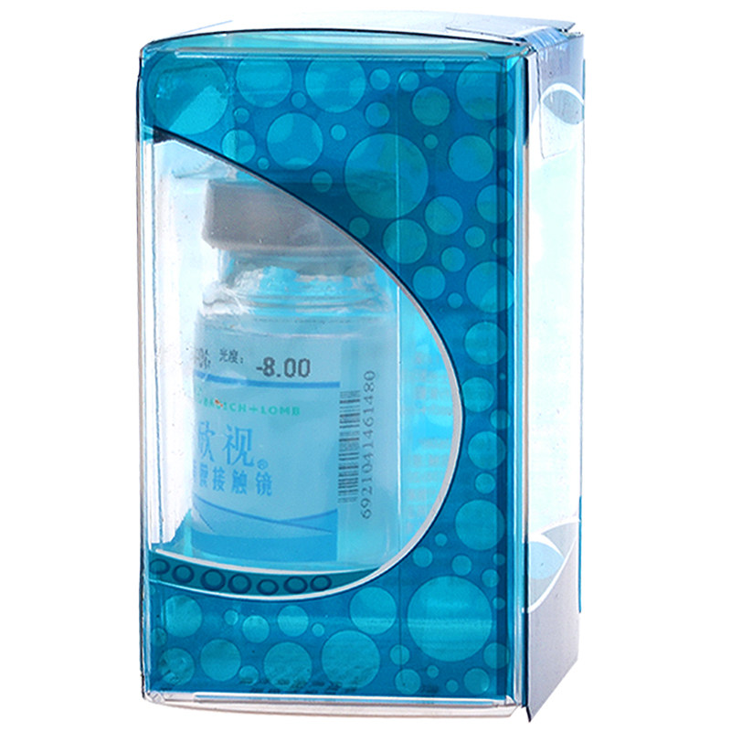 [2送伴侣盒] 博士伦近视隐形眼镜欣视年抛1片装水润高清舒适透氧