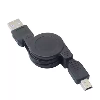 Mini USB cable MP3 MP4 PSP portable hard disk camera mobile phone charging data telescopic cable