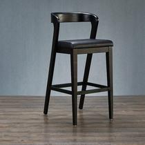 HOXNE HOXNE Nordic Bar Chair Bar Stool Designer chair Upholstered bar chair Middle