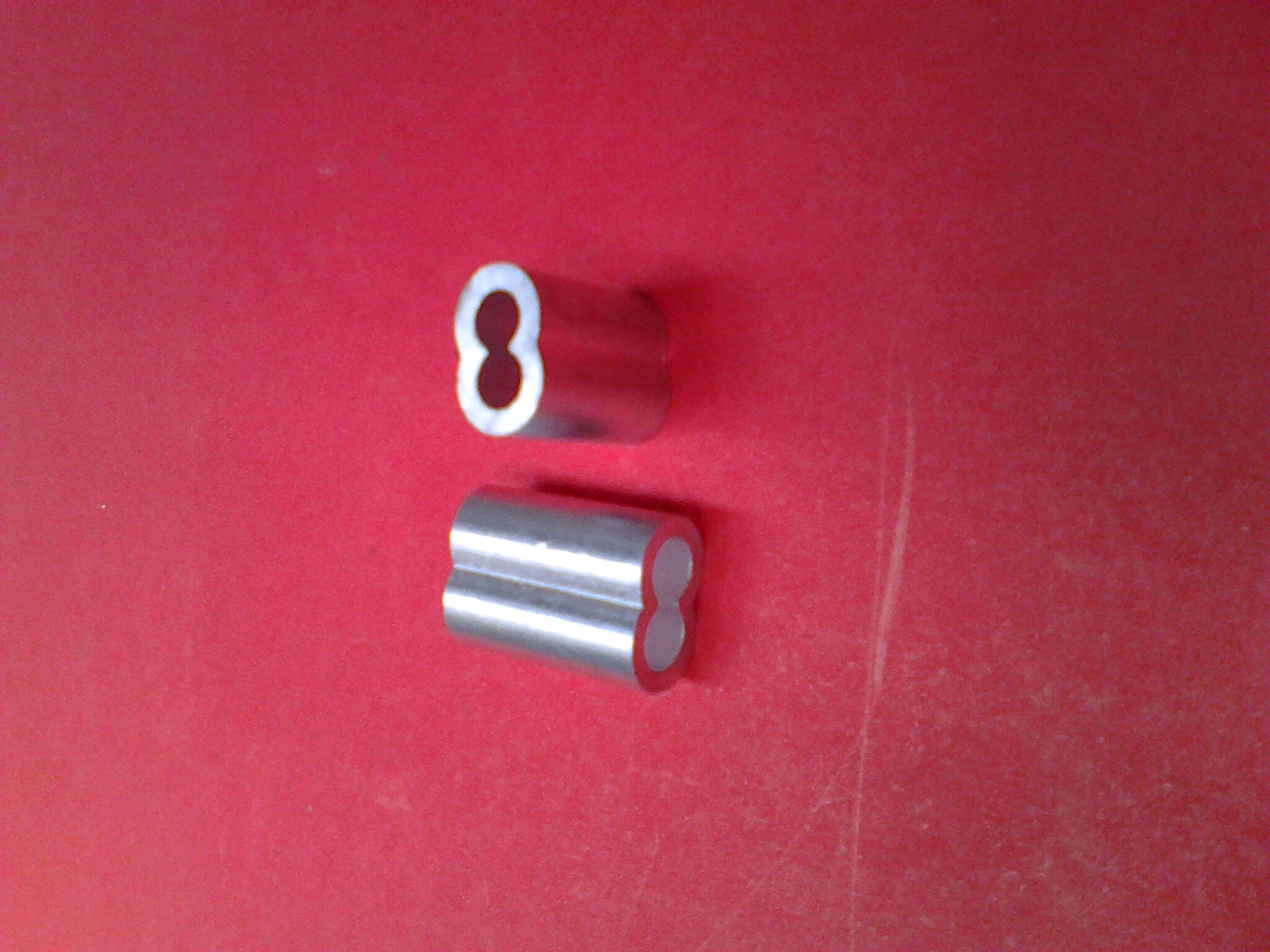 2mm steel wire rope (8 word holes) aluminium sleeve aluminium clamping aluminium clamping aluminium code glass hanging code billboard accessories