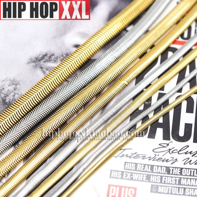 HERRINGBONE pure copper snake dragon fish bone chain hip hop necklace Harajuku fashion dj ASAP ROCKY