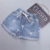 Quần short denim bé gái mùa hè 2020 phiên bản mới của Hàn Quốc của quần ống rộng thời trang Trẻ em gái phương Tây xu hướng quần hot mùa hè - Quần jean