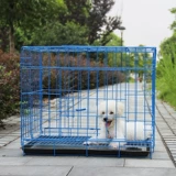 Бесплатная доставка жирная складная собачья клетка плюшевая Vip Pet Cage Iron Cage Dog House Cat Cage Cage Skylight
