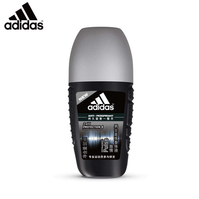 Adidas/阿迪达斯男士激情走珠香体液香体乳持久留香激情香水50ml