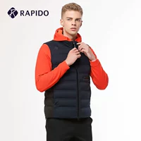 Rapido truy cập với cùng một đoạn mùa đông người đàn ông mới của breathable windproof thể thao giải trí xuống vest CN6938X13 áo thun lining