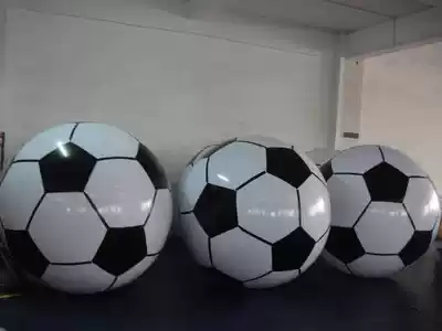 Custom inflatable PVC clip mesh cloth closed-air fixed display sports games football cartoon mascot gas mold