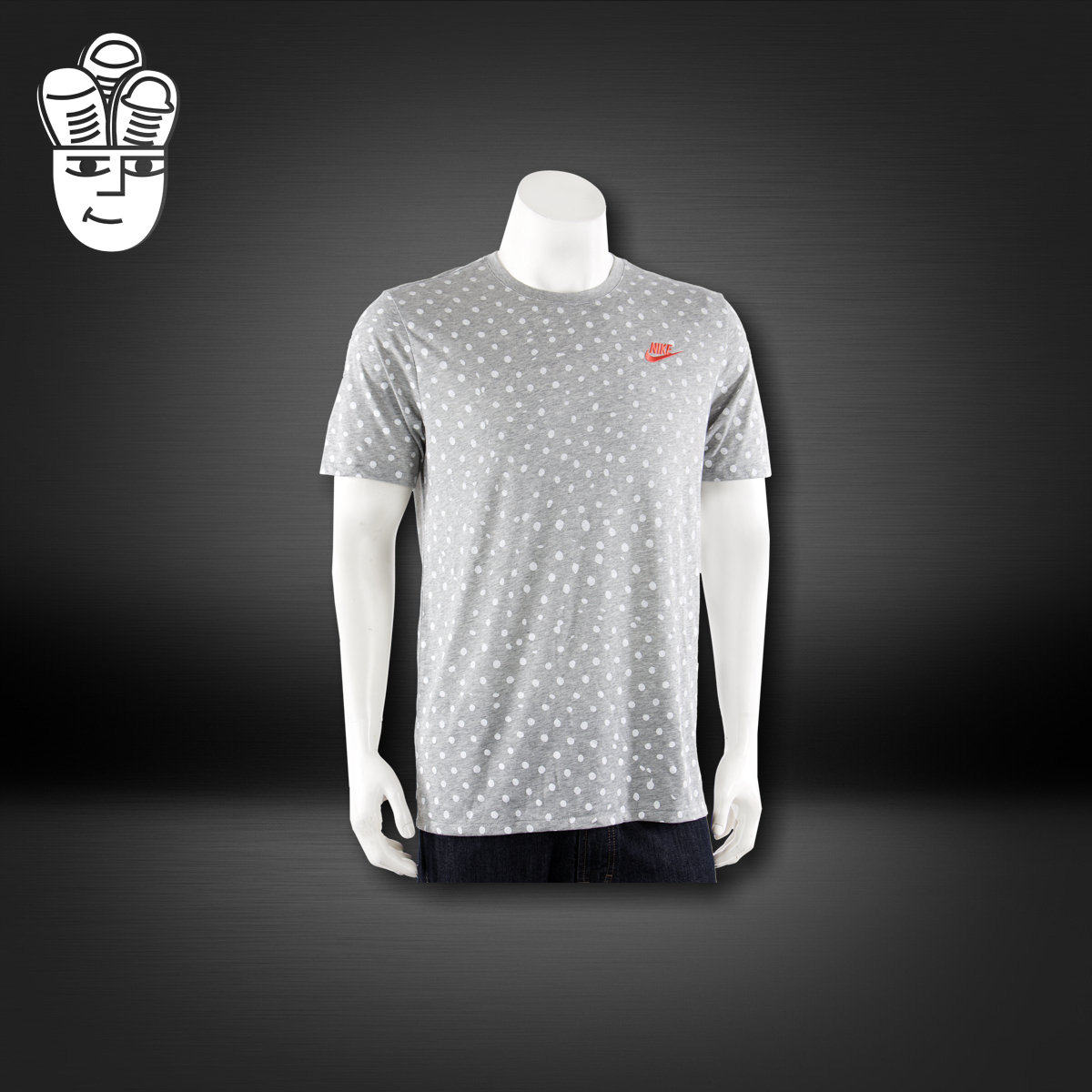 Nike QT S+ Polka Dot T-Shirt 耐克男子运动短袖T恤 时尚波点